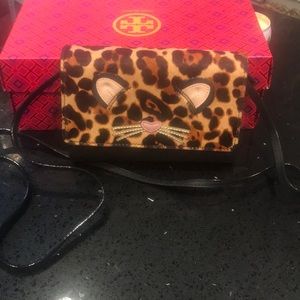 🎉HP🎉💖♠️🐱 Kate Spade leopard print cat bag 🐱♠️